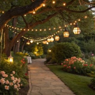 Ideas for lighting in outdoor garden areas