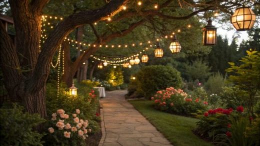 Ideas for lighting in outdoor garden areas
